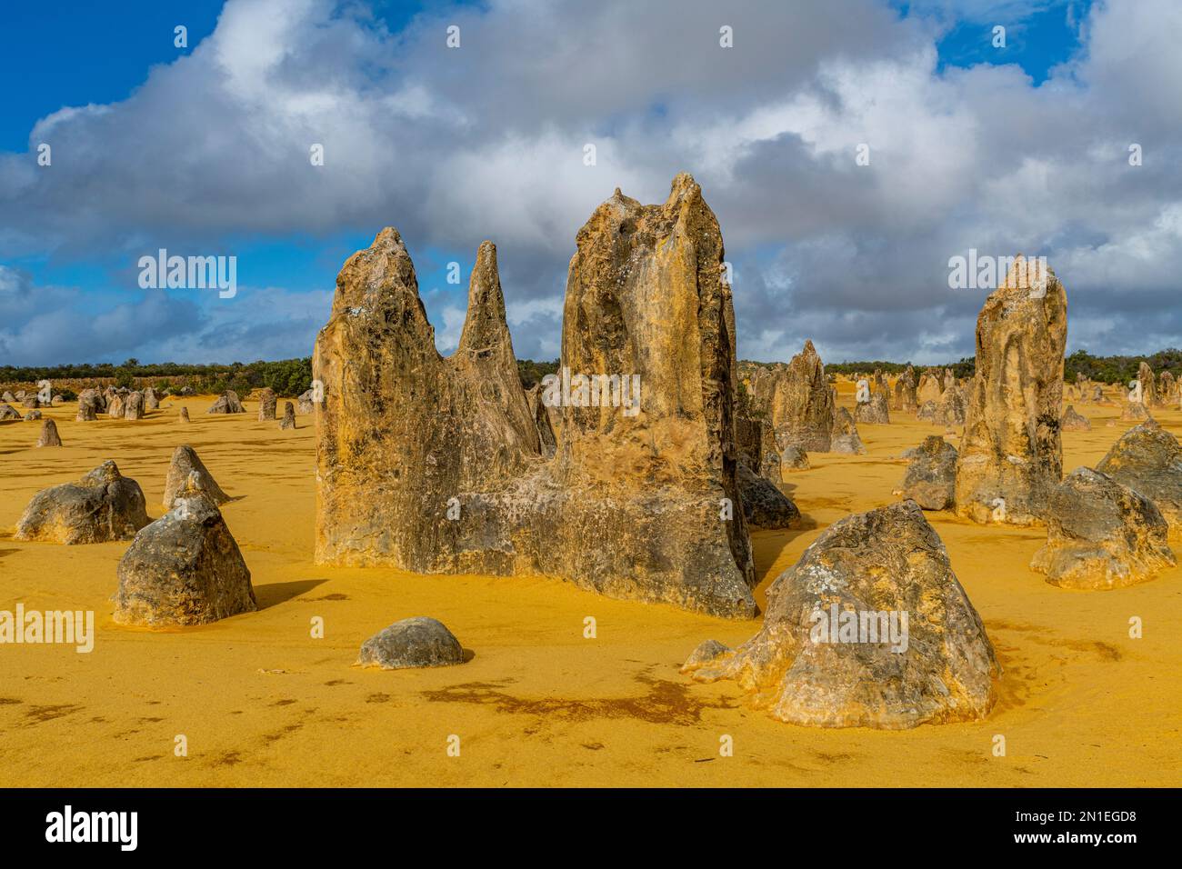 Les Pinnacles du parc national de Naumburg, Australie occidentale, Australie, Pacifique Banque D'Images