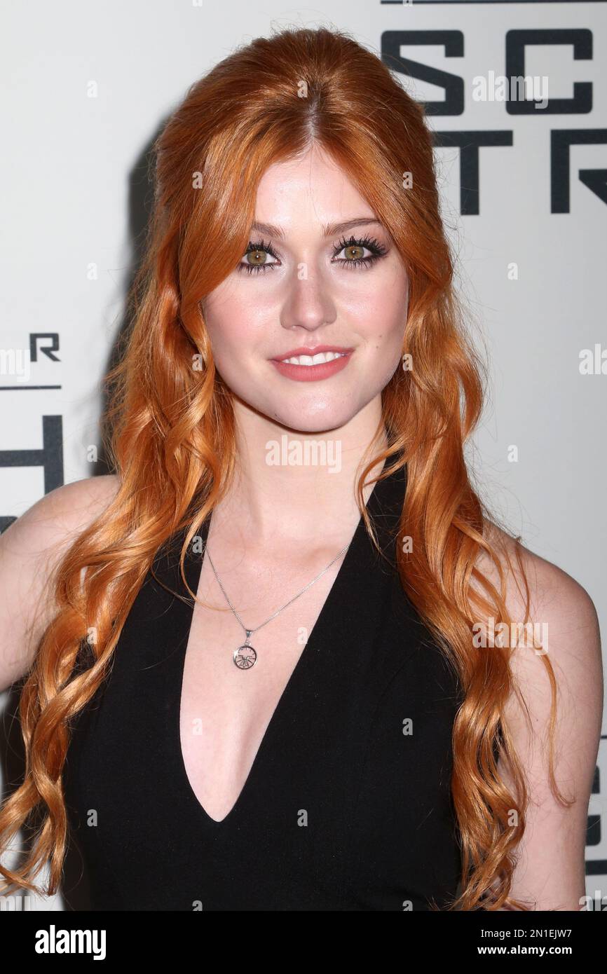 Katherine McNamara attends the premiere of "Maze Runner: The Scorch Trials" at the Regal Cinemas E-Walk on Tuesday, Sept. 15, 2015, in New York. (Photo by Greg Allen/Invision/AP) Banque D'Images
