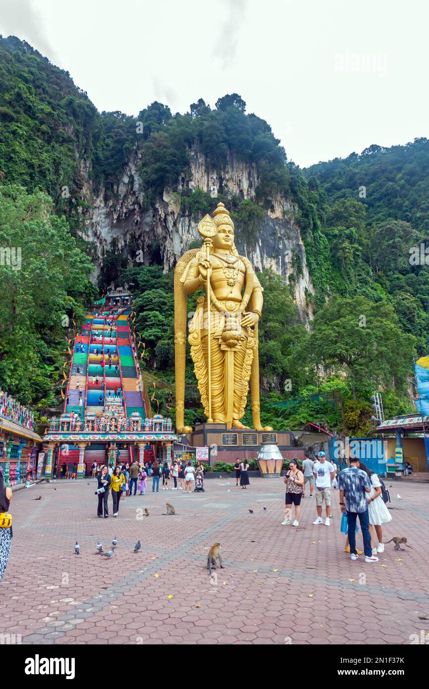 Grottes de Batu oin Kuala Lumpur, Malaisie, décembre 2022 Banque D'Images
