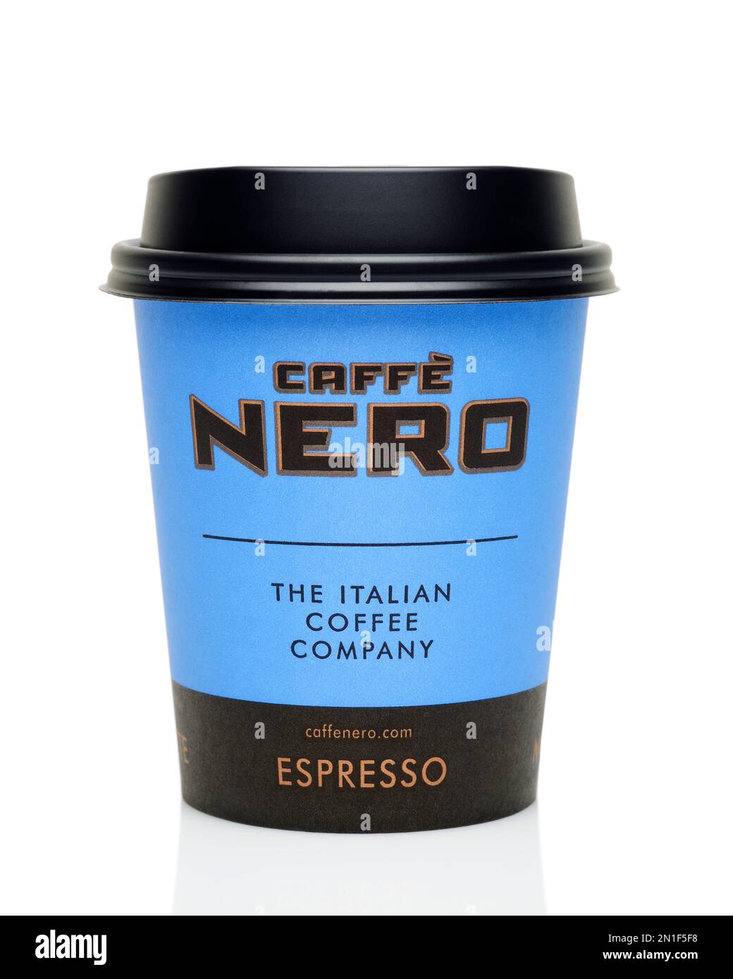 Coupe Caffe Nero Banque D'Images