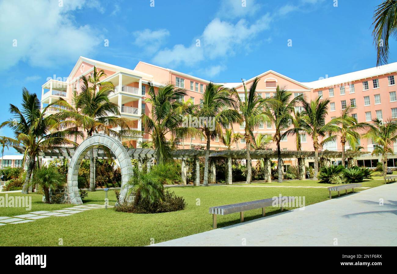 The Hamilton Princess Hotel, Bermudes, Atlantique, Amérique centrale Banque D'Images