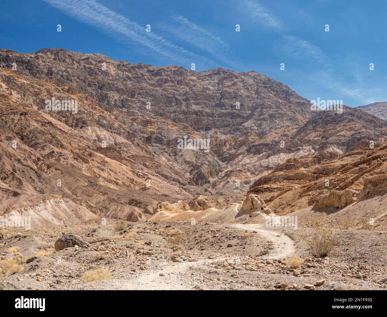 Vue sur la piste du canyon de la mosaïque dans le parc national de la Vallée de la mort, Californie, États-Unis d'Amérique, Amérique du Nord Banque D'Images