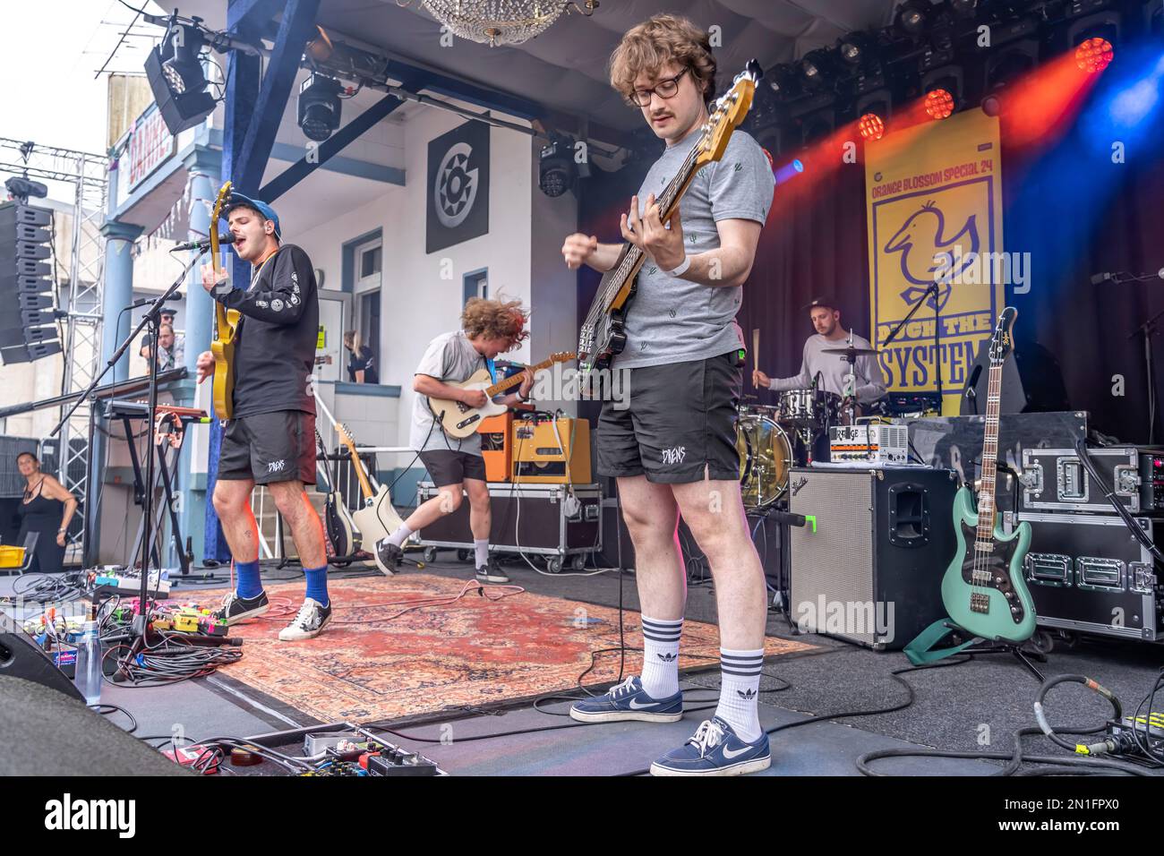 Die Dortmunder Band Drens live beim Orange Blossom Special Festival, Beverungen, Deutschland | German Band Drens live at the Orange Blossom Special Banque D'Images