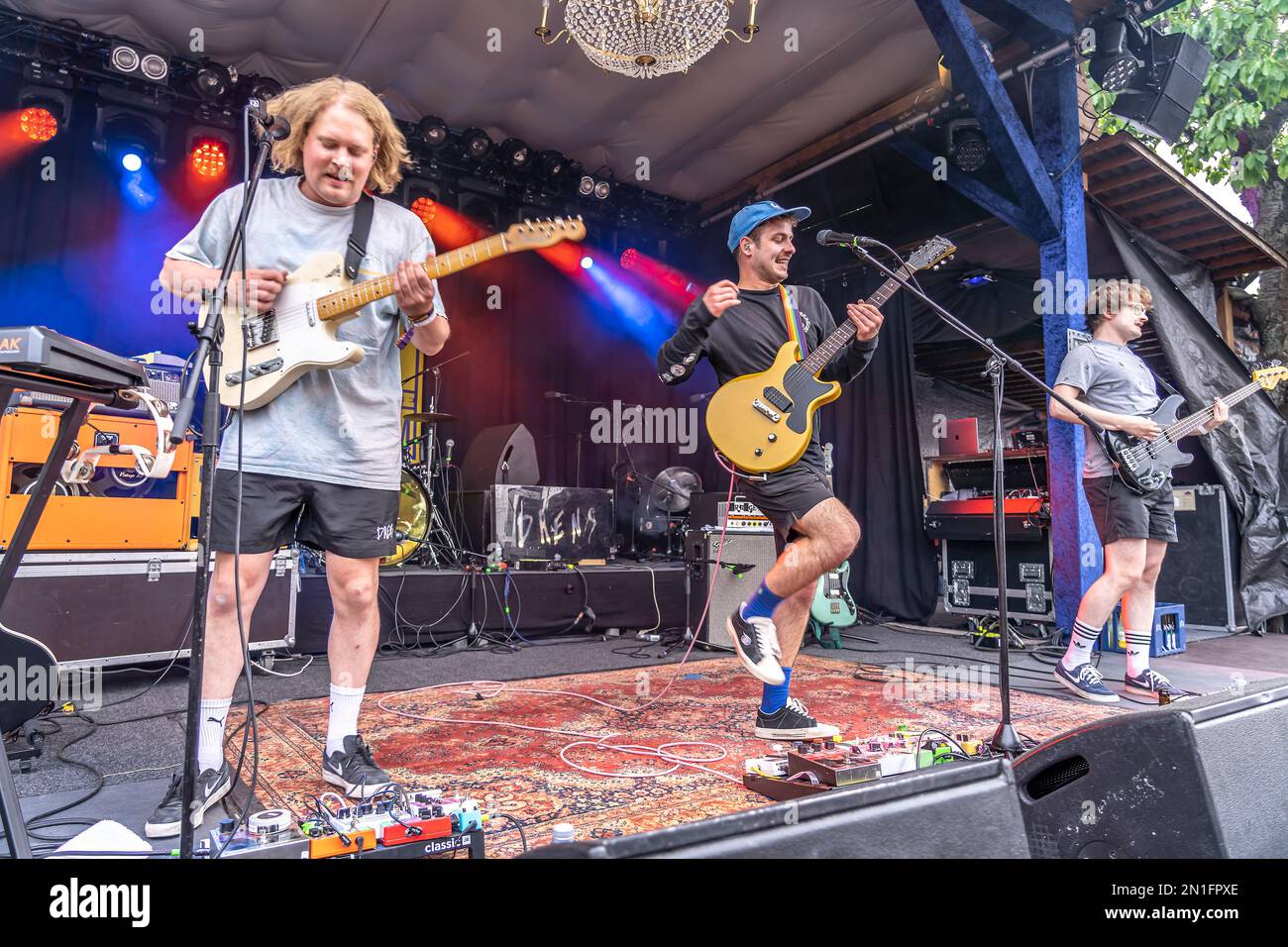 Die Dortmunder Band Drens live beim Orange Blossom Special Festival, Beverungen, Deutschland | German Band Drens live at the Orange Blossom Special Banque D'Images