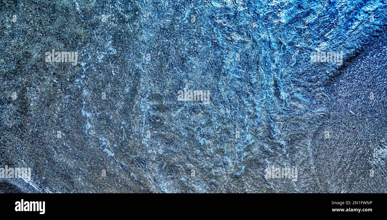 Sea Water Light Reflections coloré abstrait Background Design Banque D'Images