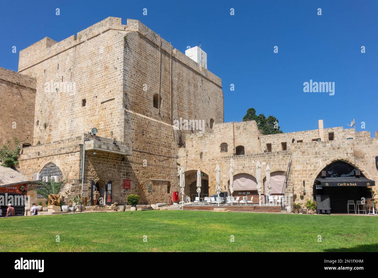 Citadelle, Acre (Akko), site du patrimoine mondial de l'UNESCO, Israël, Moyen-Orient Banque D'Images