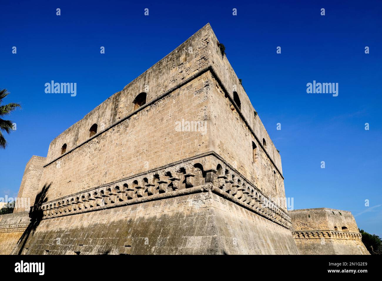 Castello Svevo (château souabe), Bari, Puglia, Italie, Europe Banque D'Images