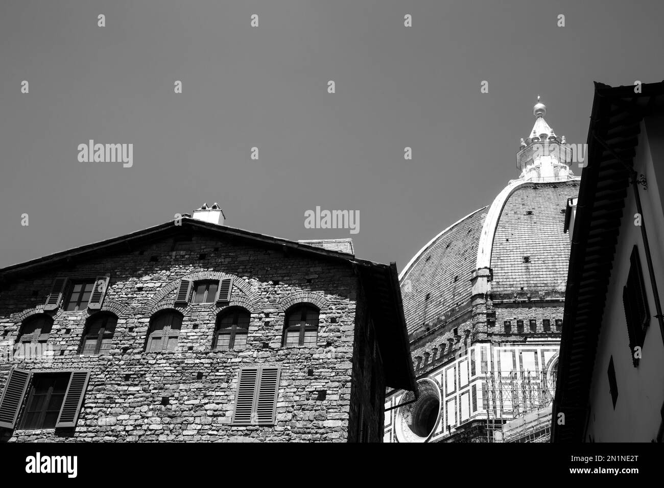 Autour de Florence, avec vue sur la ville au coucher du soleil depuis la Piazzale Michelangelo Banque D'Images