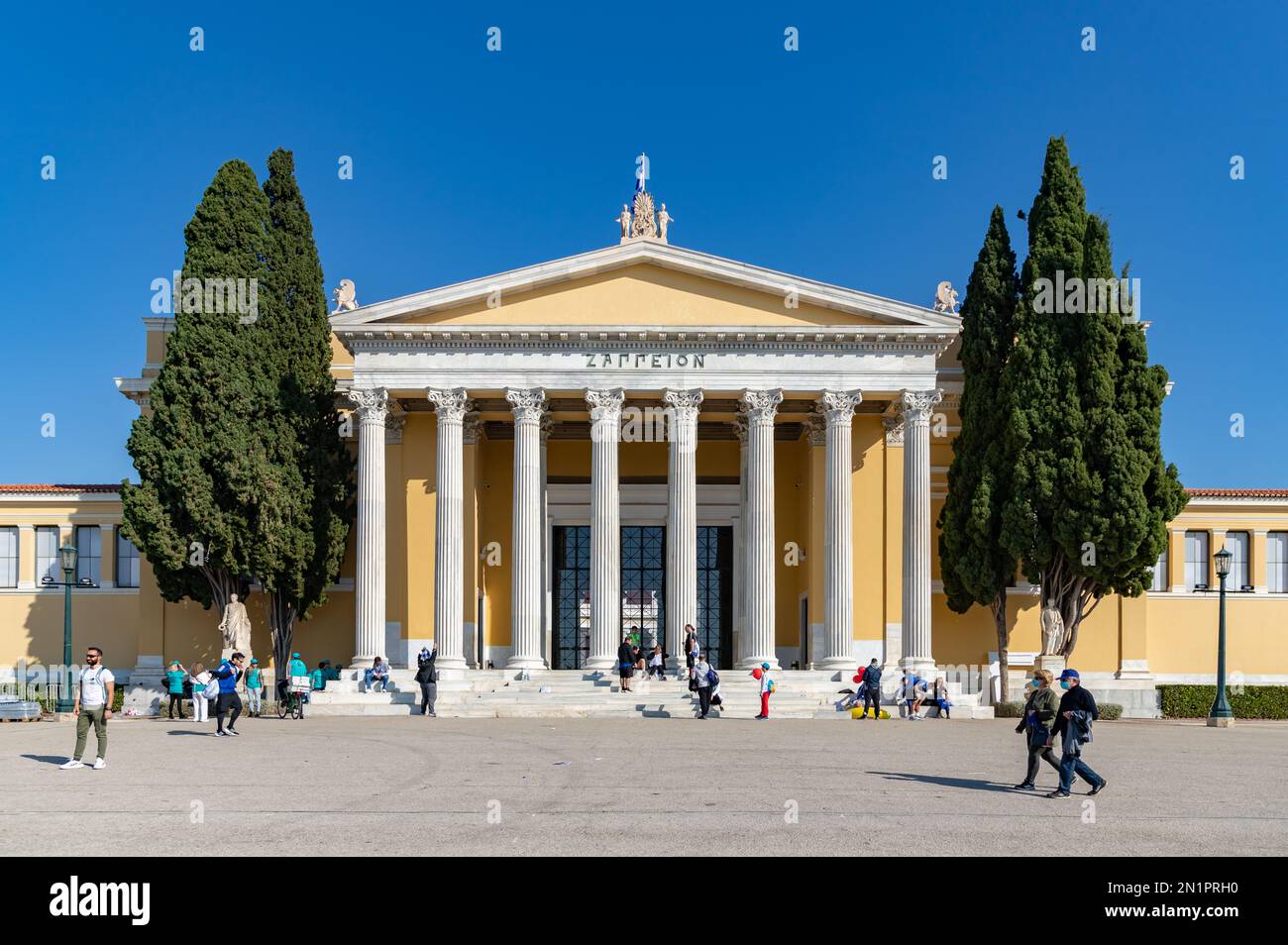 Une photo de la salle Zappeion. Banque D'Images