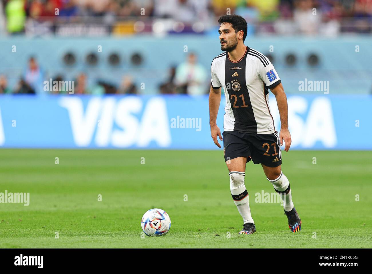 AR-RAJJAN, QATAR - NOVEMBRE 23 : Ilkay Guendogan lors de la coupe du monde de la FIFA Qatar 2022 match du Groupe E entre l'Allemagne et le Japon au stade international de Khalifa sur 23 novembre 2022 à AR-Rajjan, Qatar. (Photo par MB Media) Banque D'Images