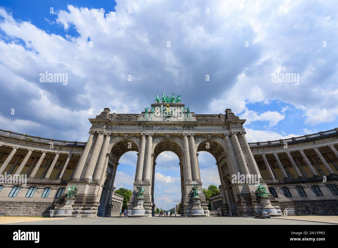 Le Cinquantenaire à Bruxelles, Belgique Banque D'Images