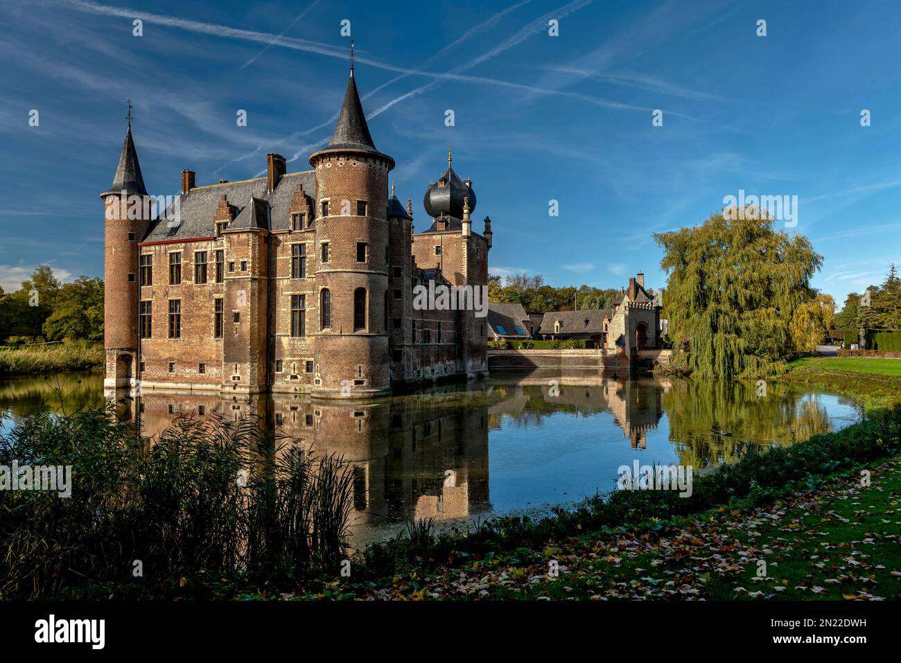 Château de Bossenstein, Anvers, Belgique Banque D'Images