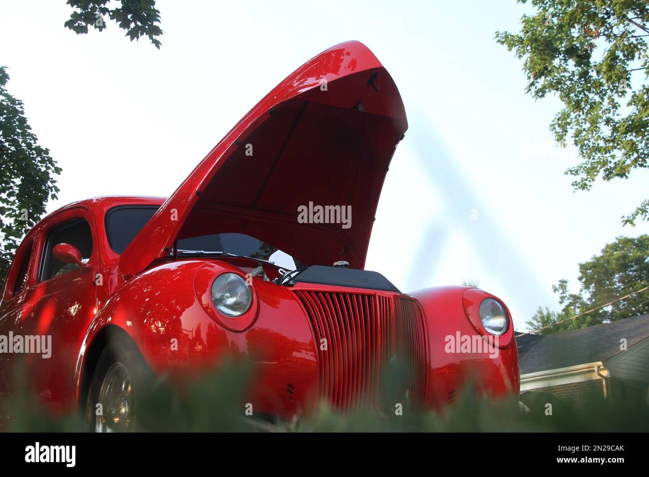 Voiture rétro/vintage/ancienne/ancienne. Coupé Ford V8 1930s. Banque D'Images