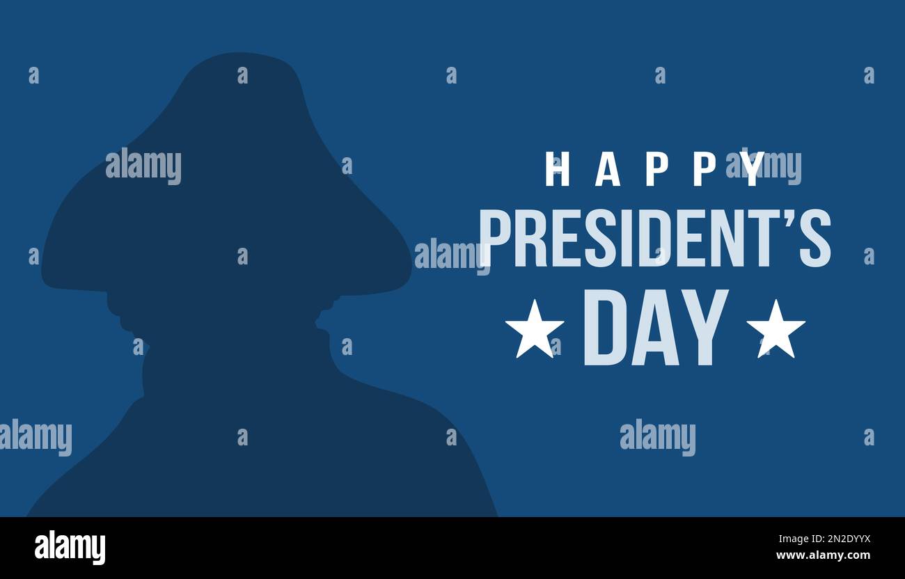 Conception de l'arrière-plan de Presidents Day Bannière, affiche, carte de vœux. Illustration de Vector EPS10. Illustration de Vecteur