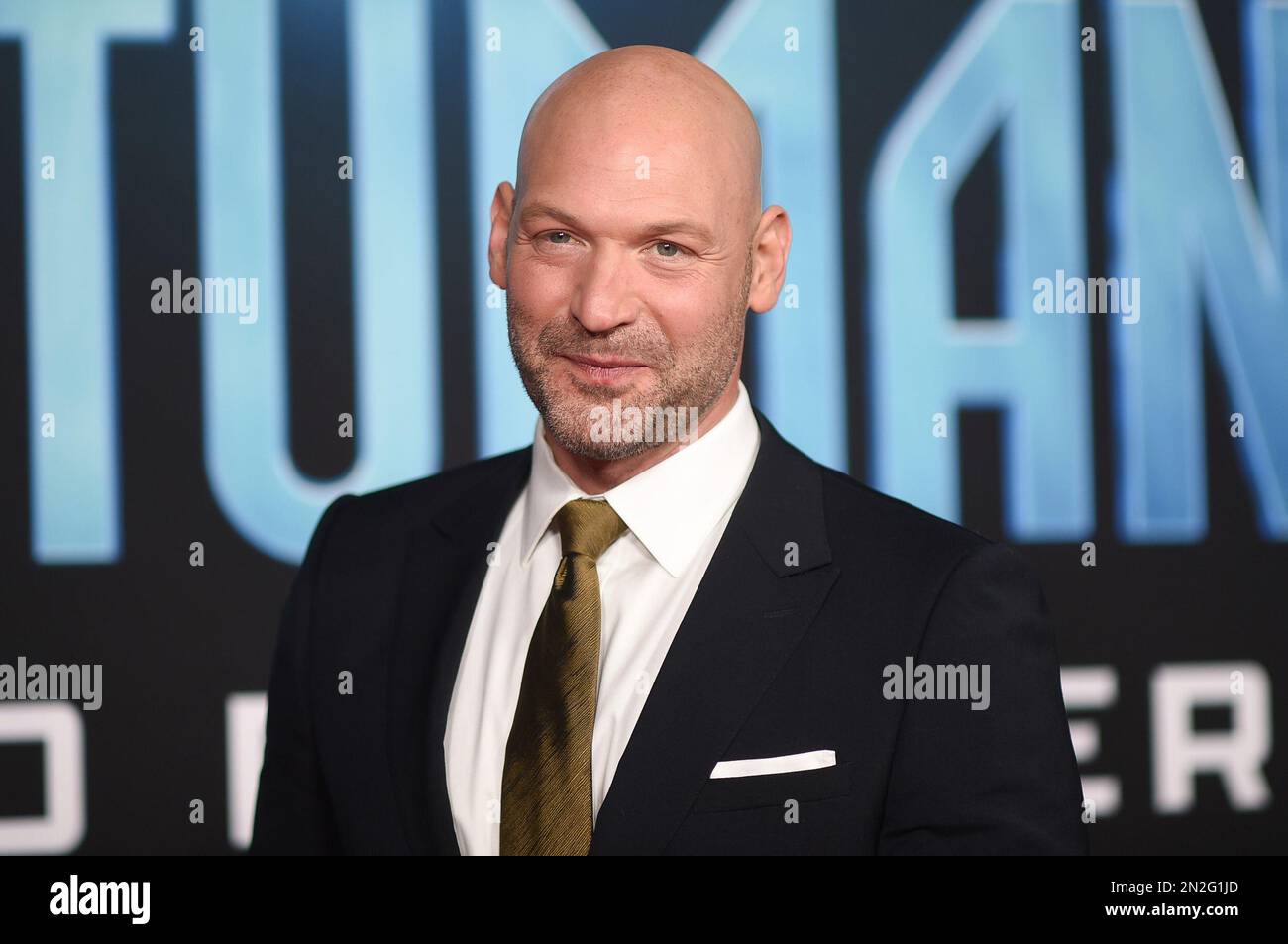Corey Stoll arrives at the premiere of "Ant-Man and the Wasp: Quantumania" on Monday, Feb. 6, 2023, at Regency Village Theatre in Los Angeles. (Photo by Richard Shotwell/Invision/AP) Banque D'Images