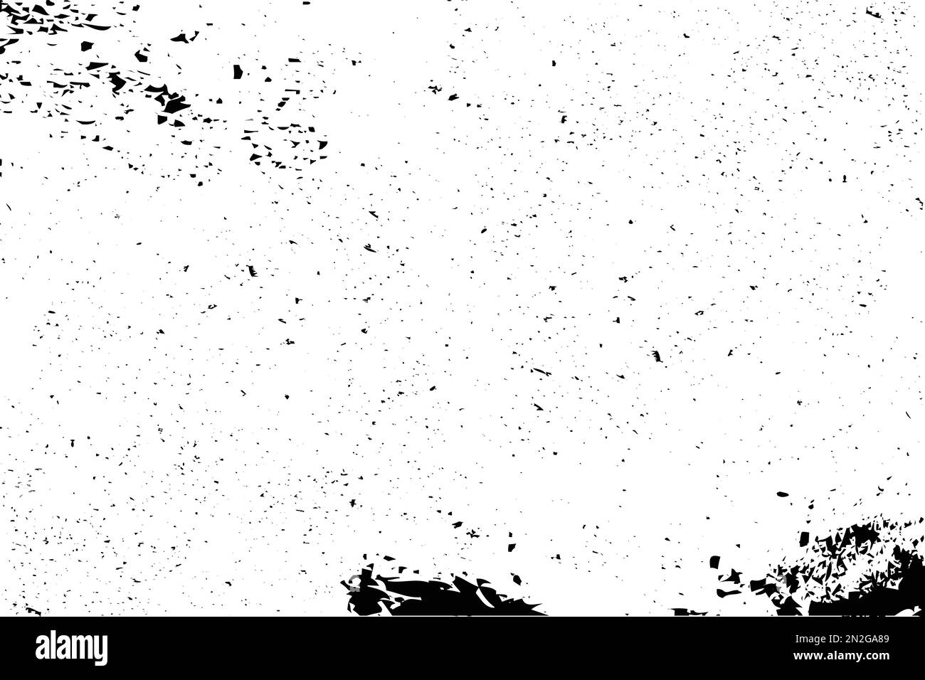 Texture poussière sombre et effet de gringe pour les éléments de conception. Texture granuleuse en noir et blanc sur fond blanc. Superposition de poussière et arrière-plan granuleux Illustration de Vecteur