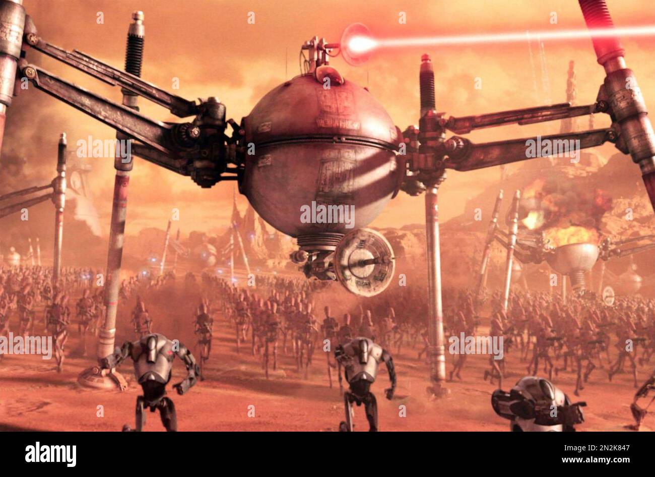 STAR WARS: ÉPISODE II - ATTAQUE DES CLONES 2002 20th Century Fox film Banque D'Images