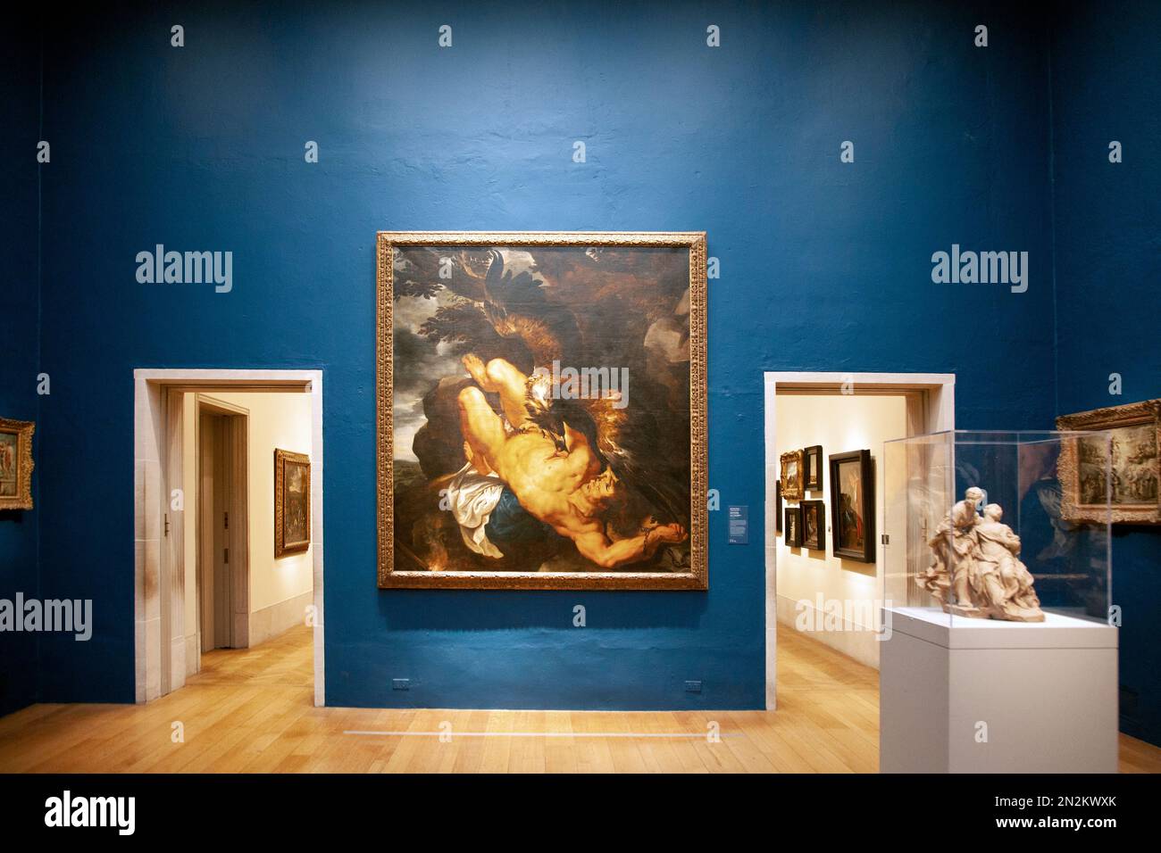 Musée d'art de Philadelphie, peinture « Prométhée Bound » de Rubens dans la salle de galerie - à Philadelphie, Etats-Unis Banque D'Images