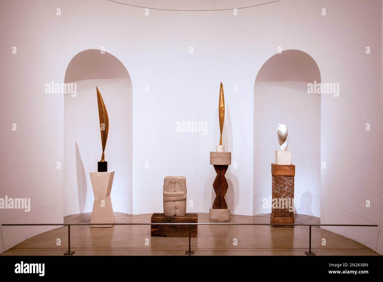Musée d'art de Philadelphie - Brancusi Sculpture Exhibition - - à Philadelphie, Etats-Unis Banque D'Images
