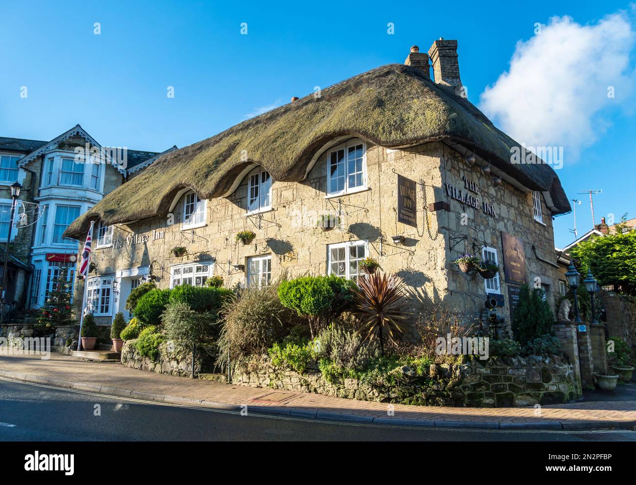La maison publique du Village Inn Church Road Shanklin Old Town Shanklin Isle of Wight 2023 Banque D'Images