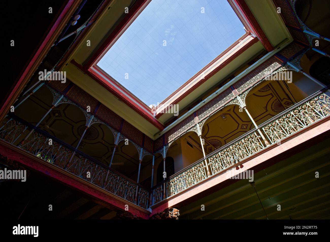 Cheong Fatt Tze Mansion - le bleu, Georgetown, Penang, Malaisie Banque D'Images