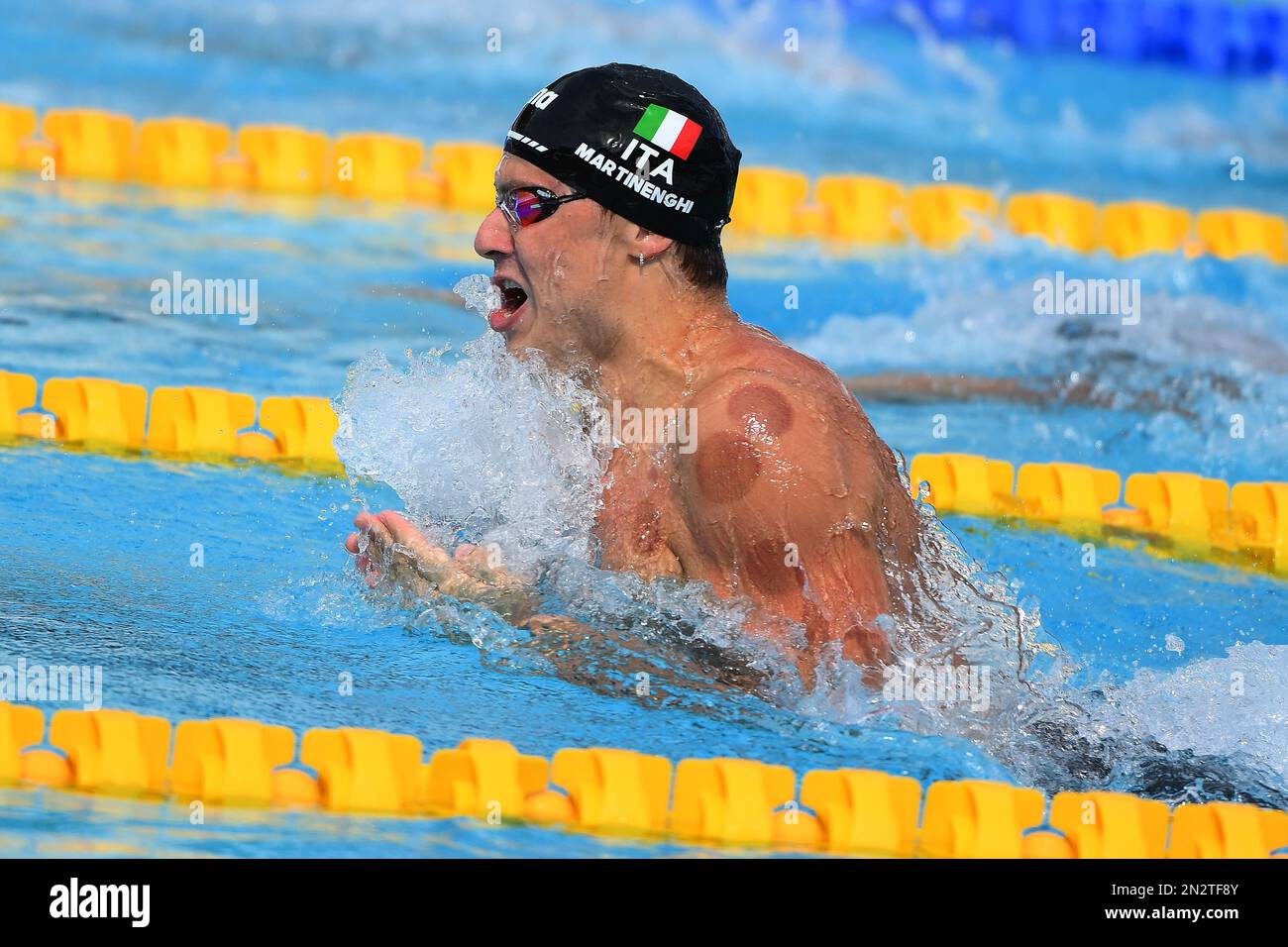 Rome, Italie, 11 août 2022. Nicolo Martinenghi d'Italie participe aux championnats d'athlétisme européens LEN 2022 au Stadio del Nuoto à Rome, en Italie. 11 août 2022. Crédit : Nikola Krstic/Alay Banque D'Images