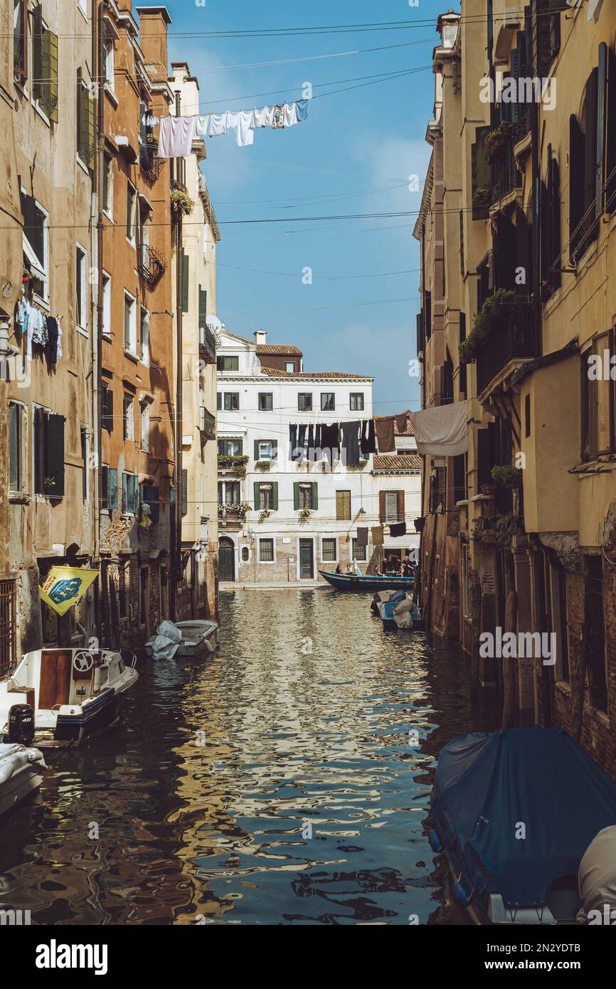 Venise vue paysage sur la rivière été Banque D'Images