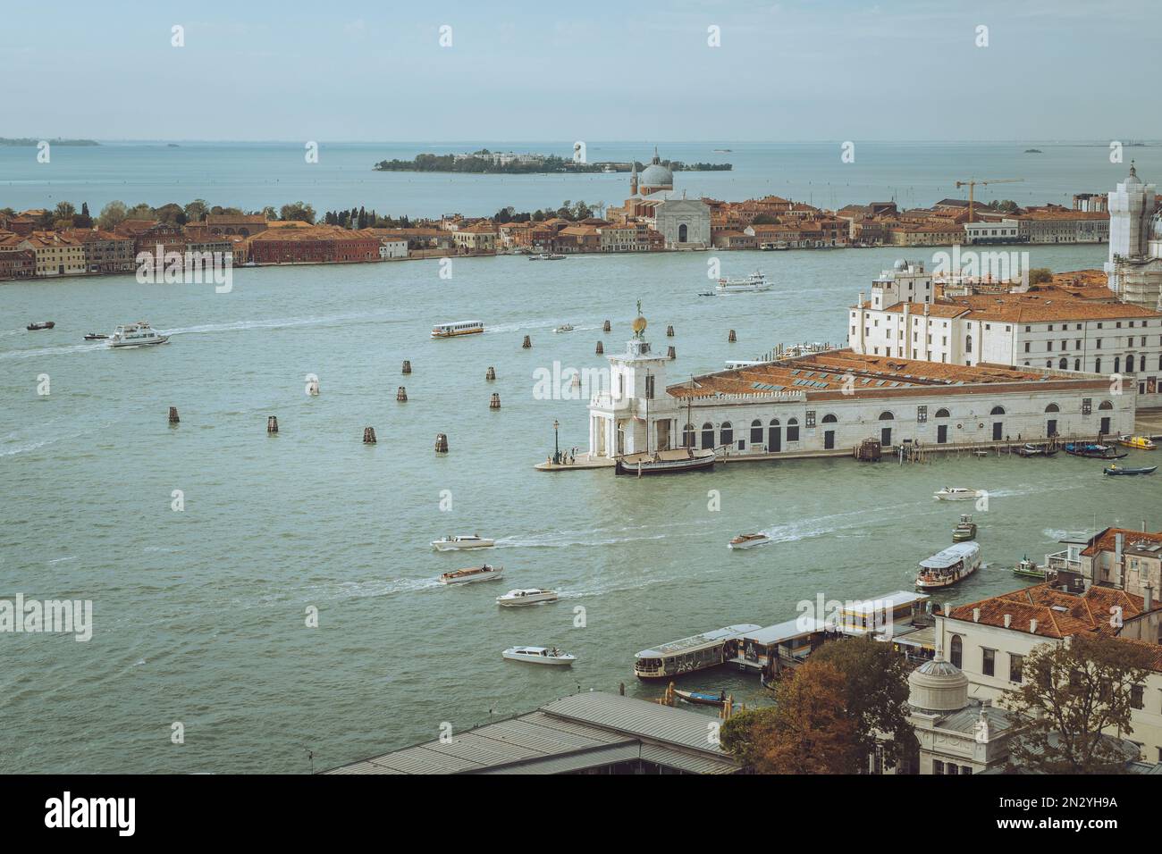 Venise vue paysage sur la rivière été Banque D'Images