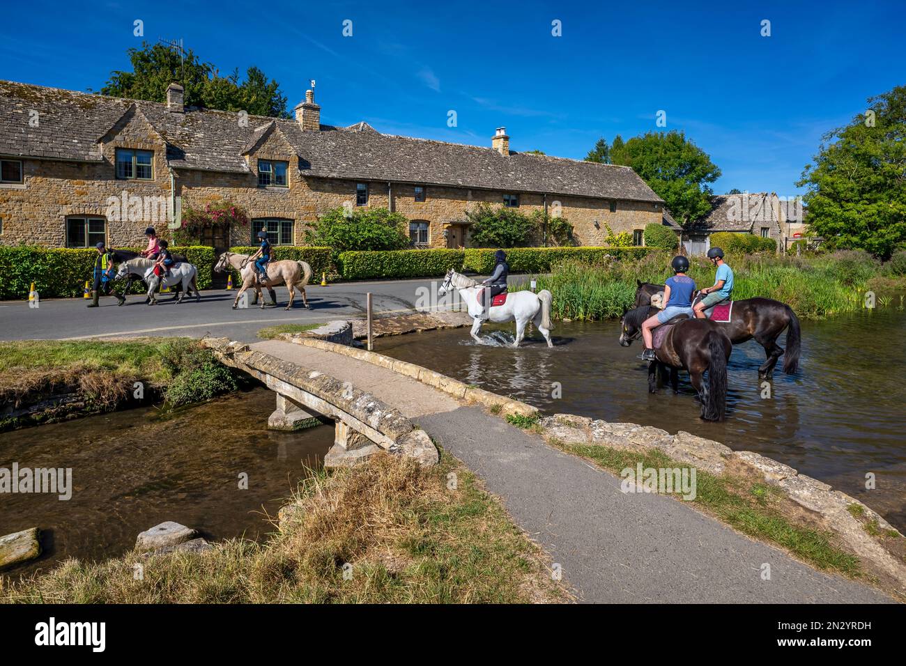 Lower Slaughter Banque D'Images