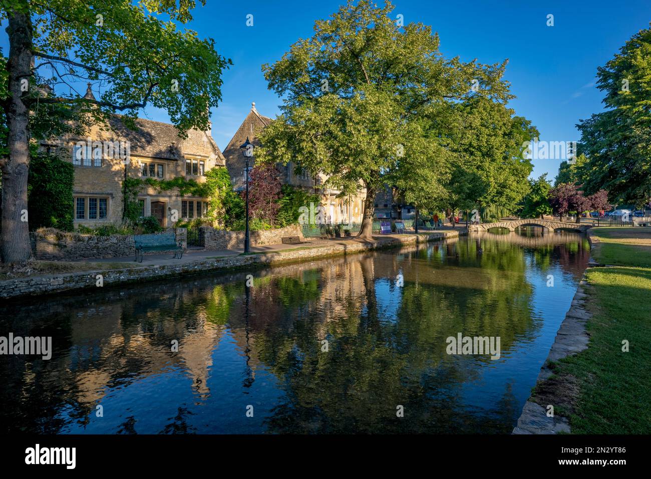 Bourton on the Water, Cotswolds, Gloucestershire, Angleterre Banque D'Images