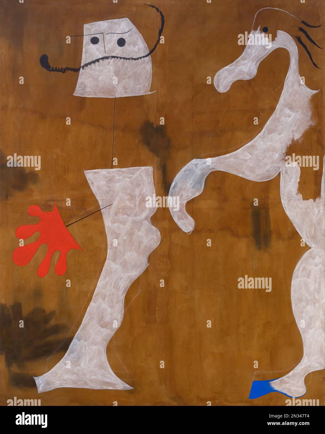 Le Policier, Joan Miro, 1925, Art Institute of Chicago, Chicago, Illinois, USA, Amérique du Nord Banque D'Images