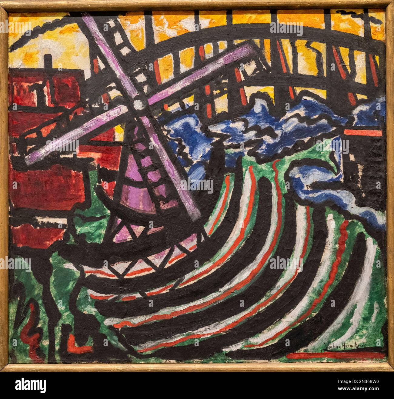 Jacoba Heemskerck Van Beest, photo 56 (Ducht Mill), 1916, Berlin, République fédérale d'Allemagne Banque D'Images