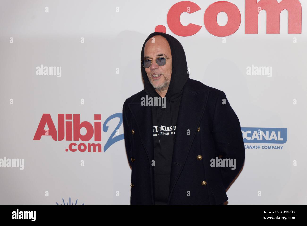 Paris, France. 6th févr. 2023. Pascal Obispo participe à la première de Philippe Lacheau au Grand Rex sur 6 février 2023 à Paris, France, en Alibi.com 2. Banque D'Images
