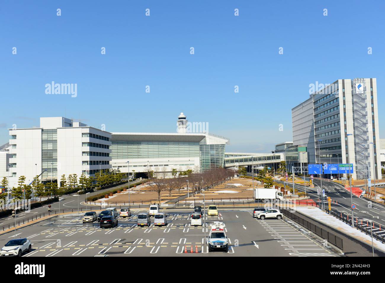 Aéroport international de Chubu Centrair dans la préfecture d'Aichi, Japon. Banque D'Images