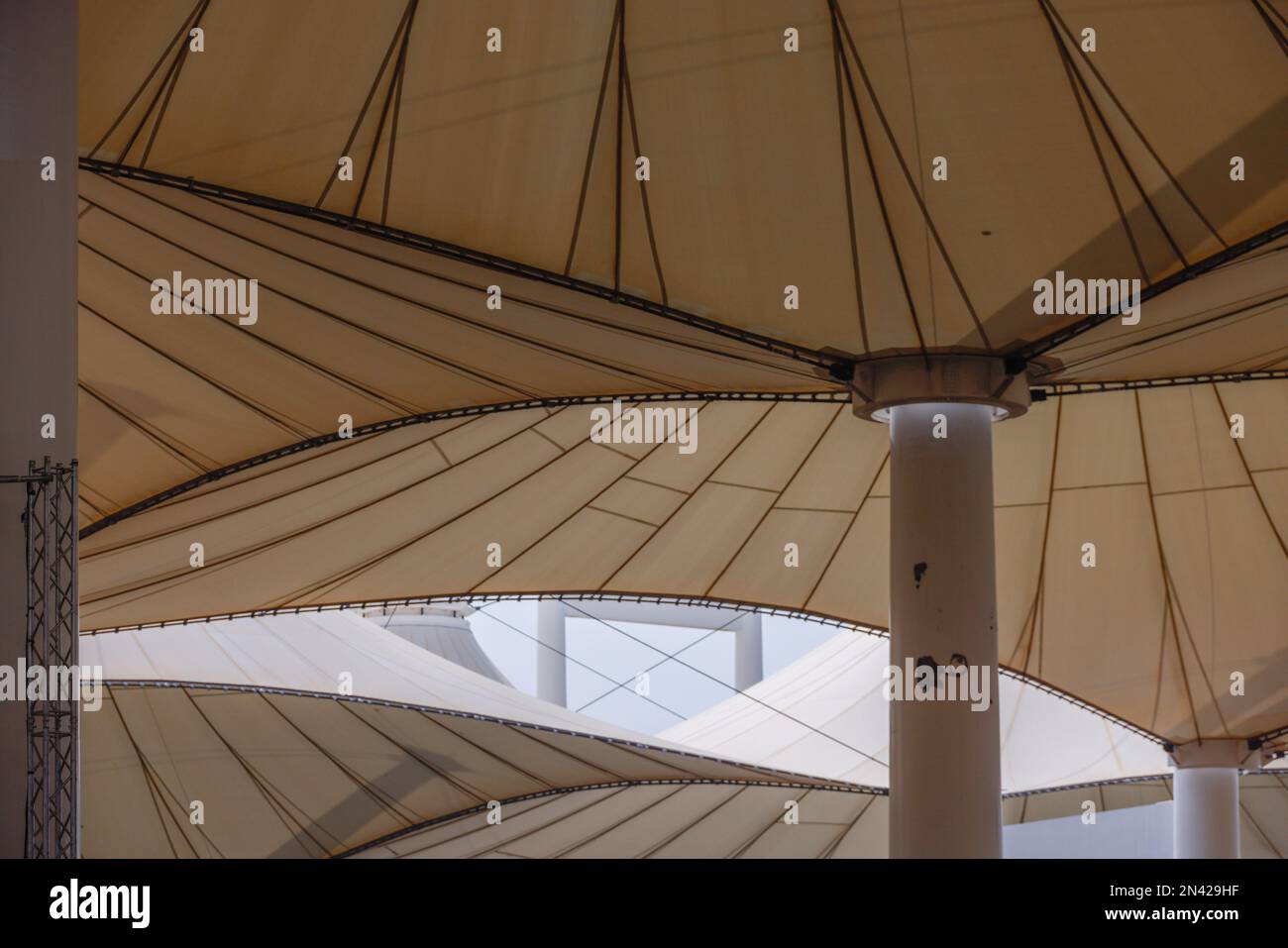 Hajj terminal de l'aéroport international du Roi Abdulaziz, Djeddah, Arabie Saoudite Banque D'Images