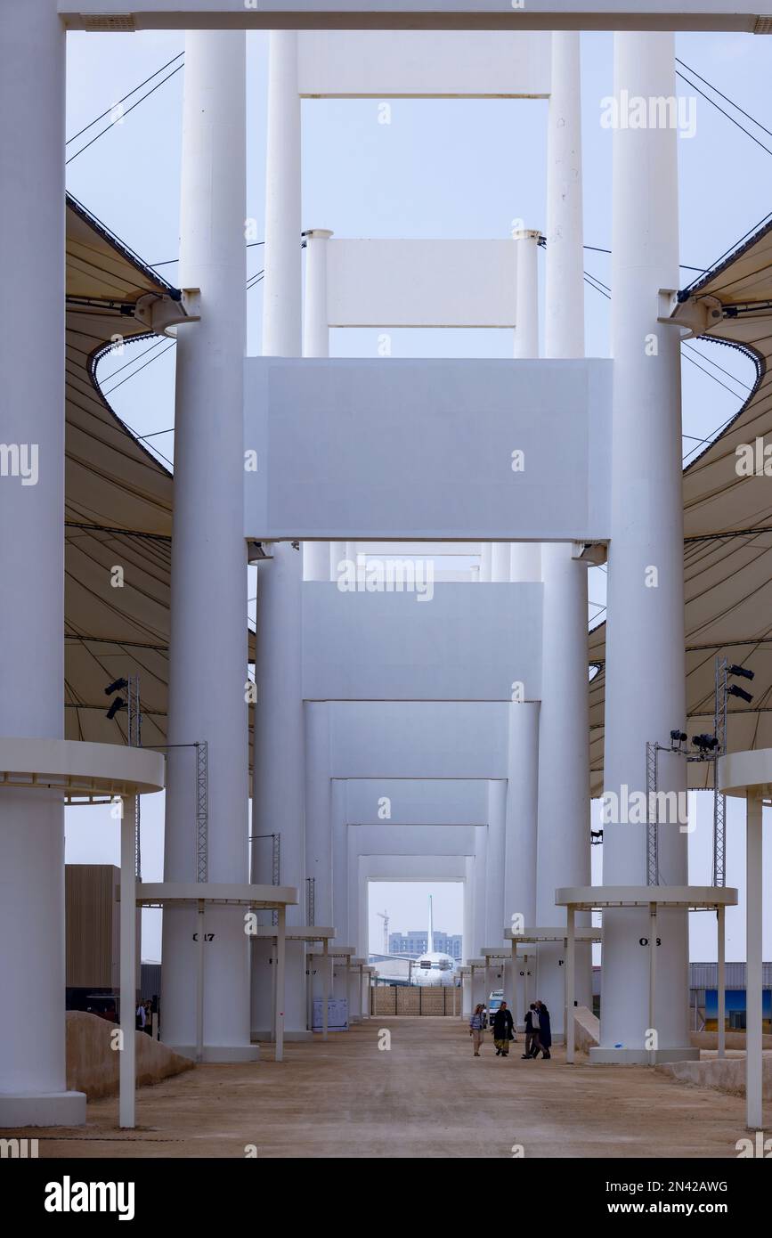 Hajj terminal de l'aéroport international du Roi Abdulaziz, Djeddah, Arabie Saoudite Banque D'Images