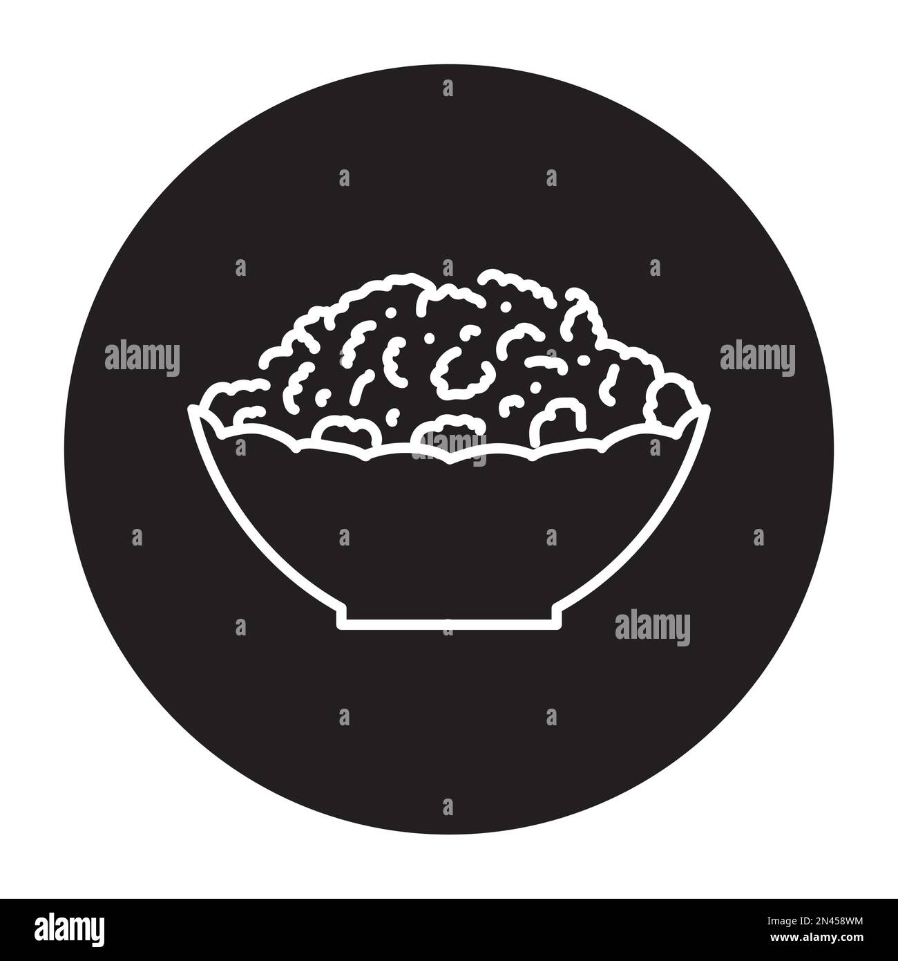 Aigre le fromage au lait dans une assiette icône en ligne noire. Produit laitier. Pictogramme pour page Web, application mobile, Promo. Illustration de Vecteur