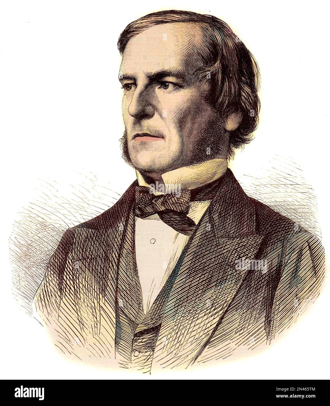 Portrait du mathématicien britannique George Boole (1815-1864) Banque D'Images