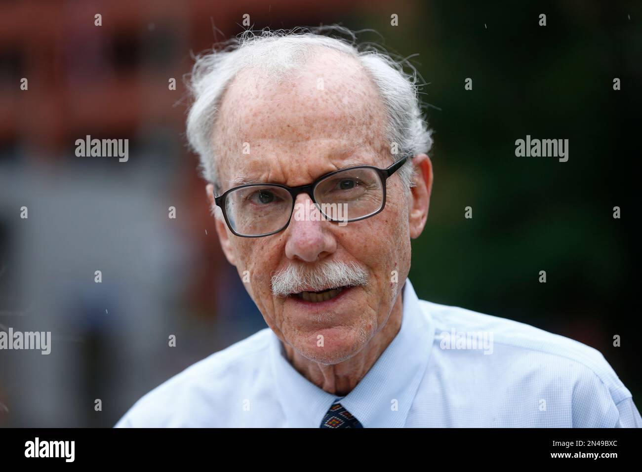 Attorney David Rudovsky speaks to members of the media during a news ...