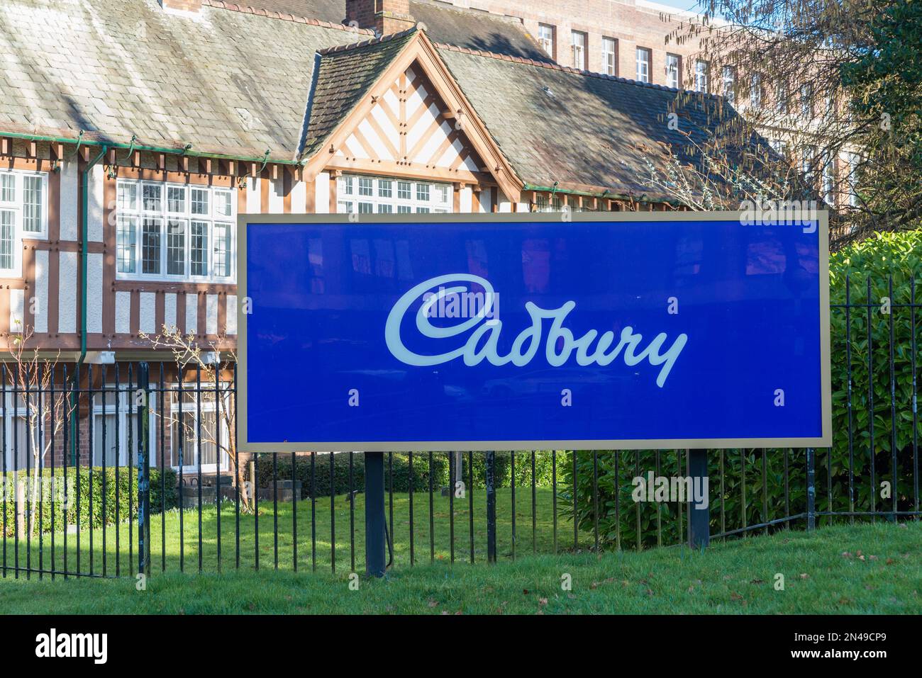 L'usine de Mondelez-Cadbury à Bournville, Birmingham, Royaume-Uni Banque D'Images