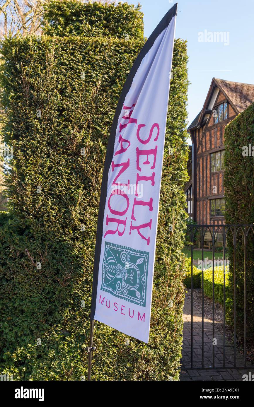 Selly Manor Museum est deux maisons de musée médiévales Tudor à Bournville, Birmingham, Royaume-Uni Banque D'Images