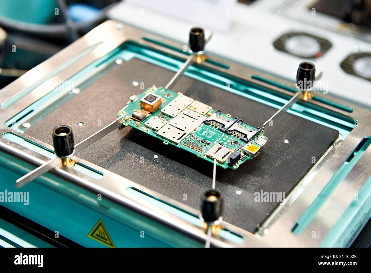 Tables Thermo pour cartes et puces électroniques Banque D'Images