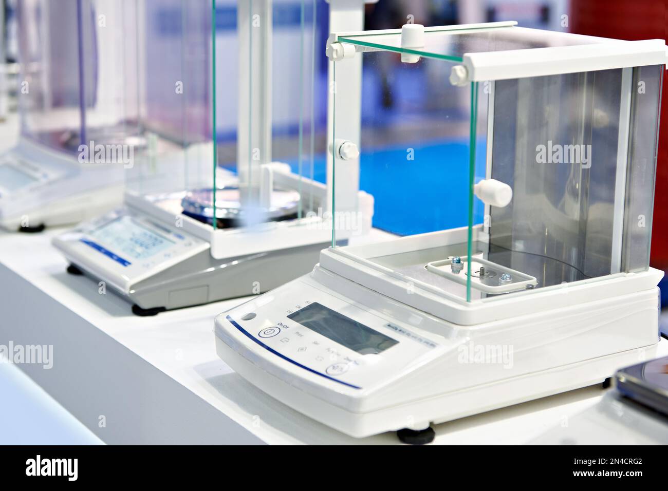 Balance analytique numérique Banque D'Images
