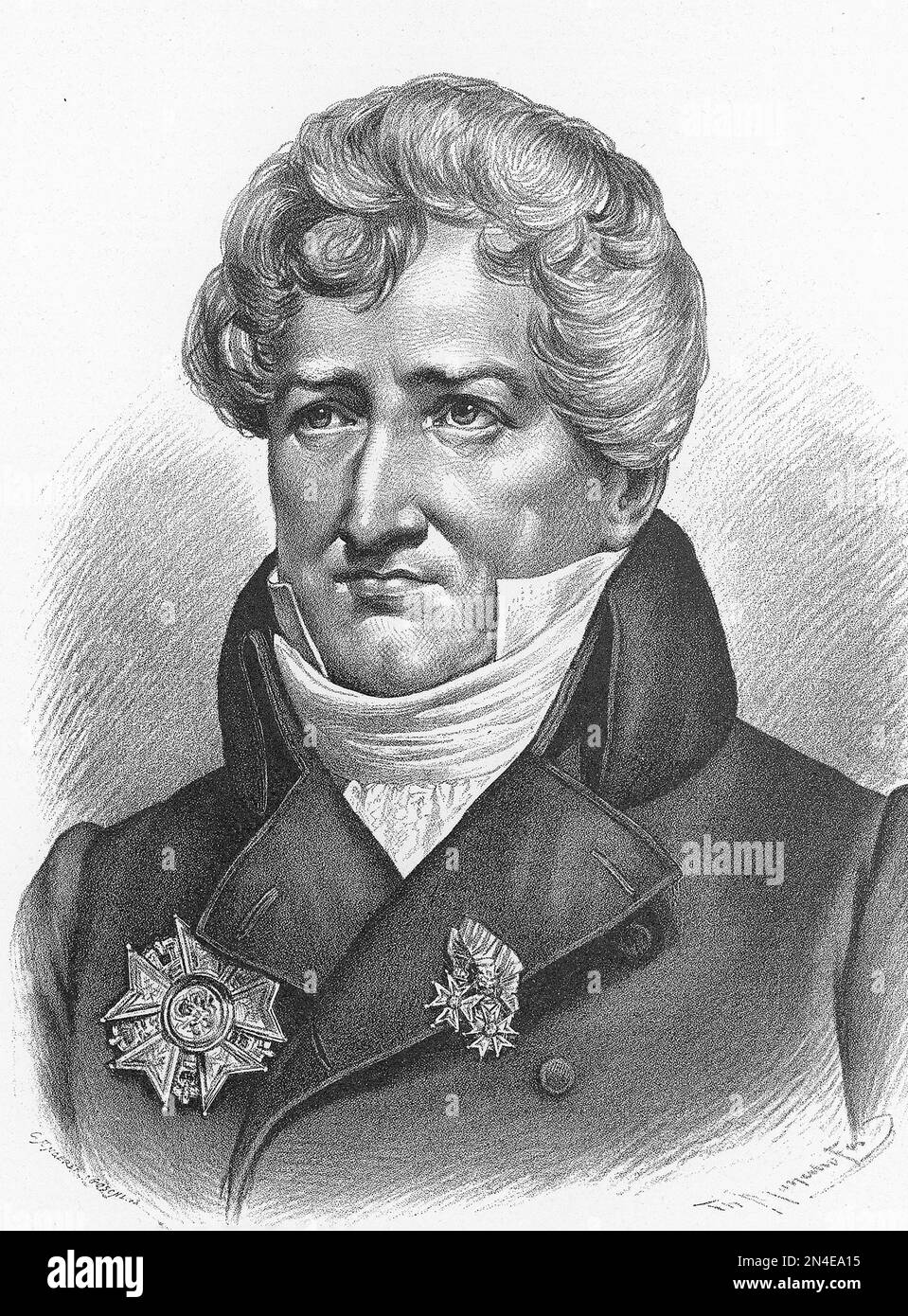 Alessandro Volta. Portrait du chimiste italien et inventeur de la batterie, Alessandro Giuseppe Antonio Anastasio Volta (1745-1827) c. 1800 Banque D'Images Alessandro Volta. Portrait du chimiste italien et inventeur de la batterie, Alessandro Giuseppe Antonio Anastasio Volta (1745-1827) c. 1800 Banque D'Images