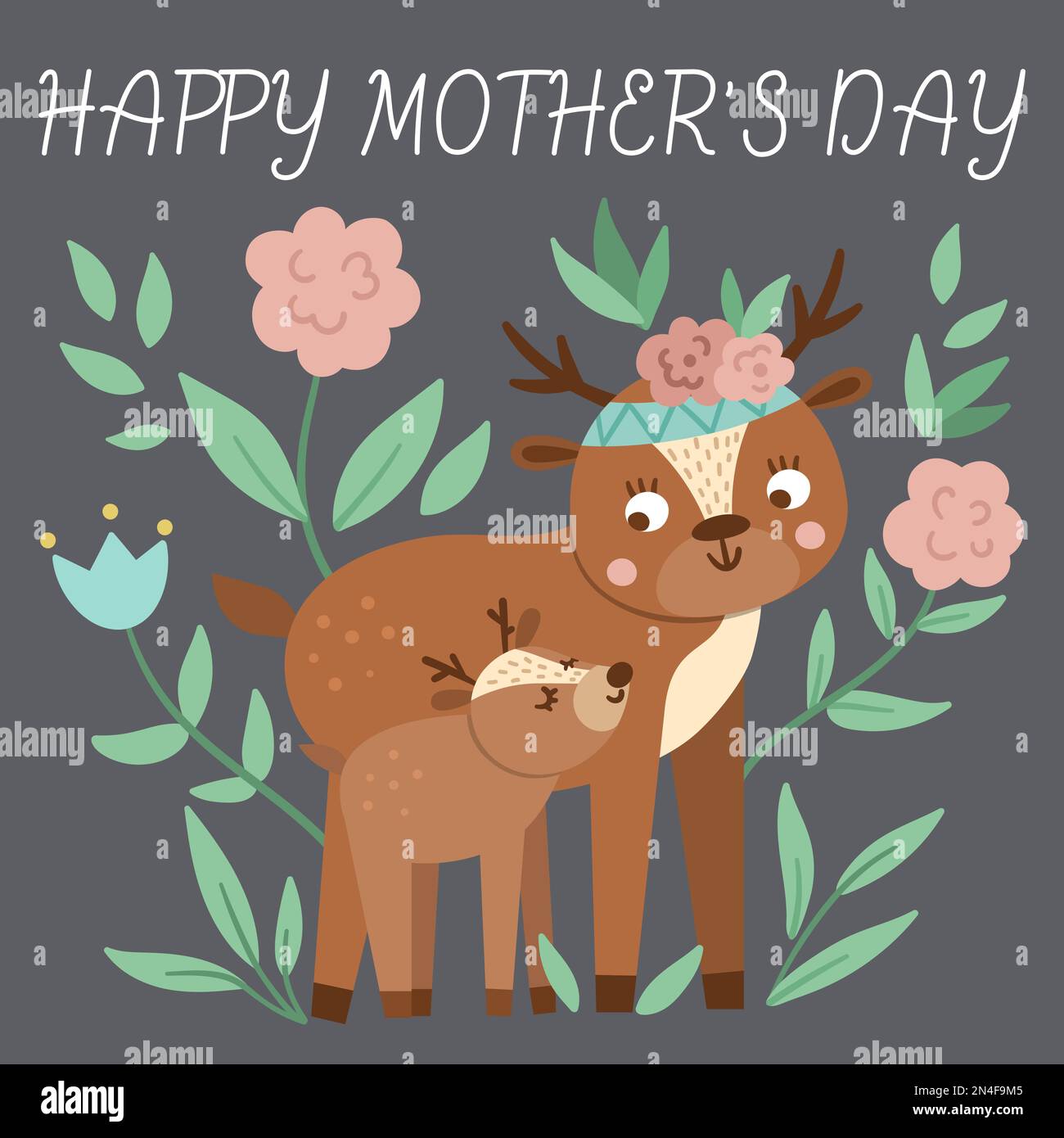 Carte De Fête Des Mères, Carte De Fête Des Mères, De Fils, Papier