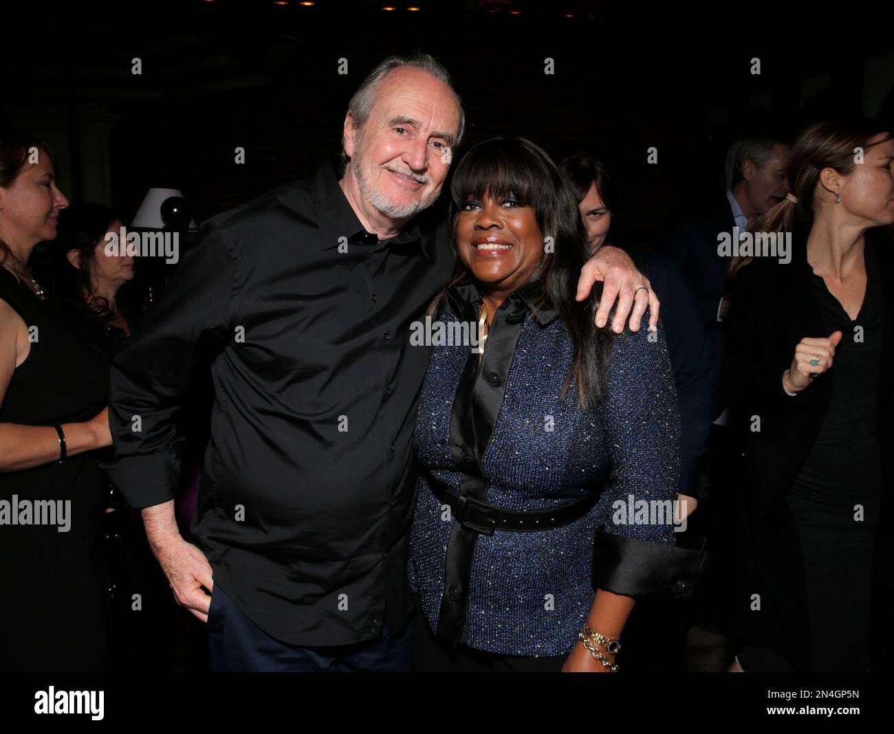 Wes Craven and Chaz Ebert attend Magnolia Pictures' Los Angeles Premiere of "Life Itself" at the Warwick on Thursday, June 26, 2014 in Hollywood, California. (Photo by Todd Williamson/Invision for Magnolia/AP Images) Banque D'Images