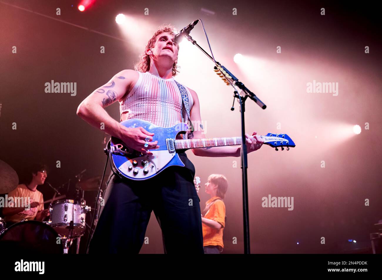 Manchester, Royaume-Uni. 08th févr. 2023. Ashton Hardman-le Cornu, Caleb Harper, Kieran Lama et Peppa Lane du groupe Spacey Jane se produit au Ritz de Manchester en O2 lors de leur tournée de 2023. 2023-02-08. Credit: Gary Mather/Alay Live News Credit: Gary Mather/Alay Live News Banque D'Images