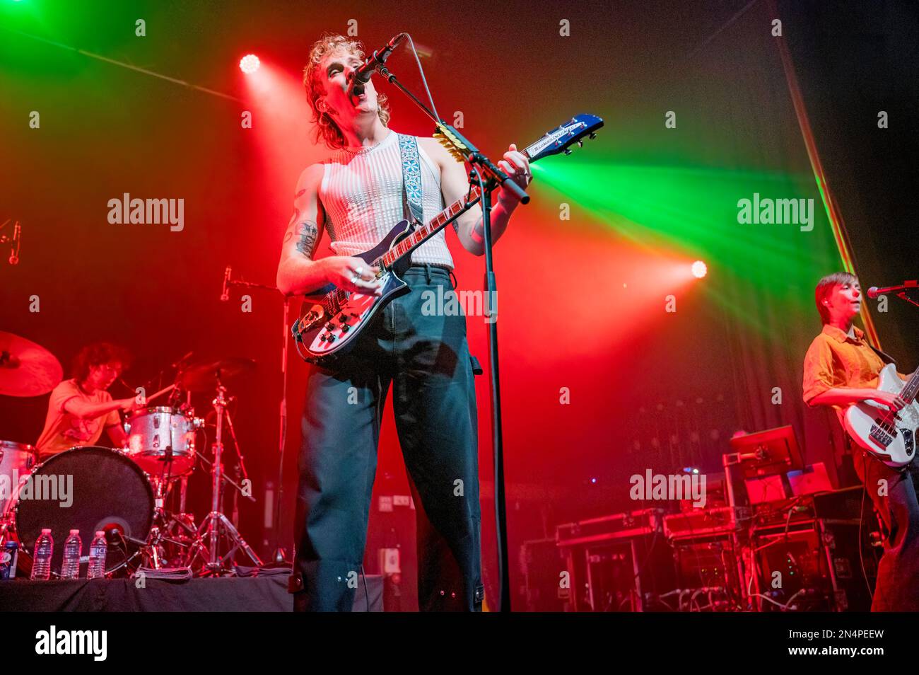 Manchester, Royaume-Uni. 08th févr. 2023. Ashton Hardman-le Cornu, Caleb Harper, Kieran Lama et Peppa Lane du groupe Spacey Jane se produit au Ritz de Manchester en O2 lors de leur tournée de 2023. 2023-02-08. Credit: Gary Mather/Alay Live News Credit: Gary Mather/Alay Live News Banque D'Images