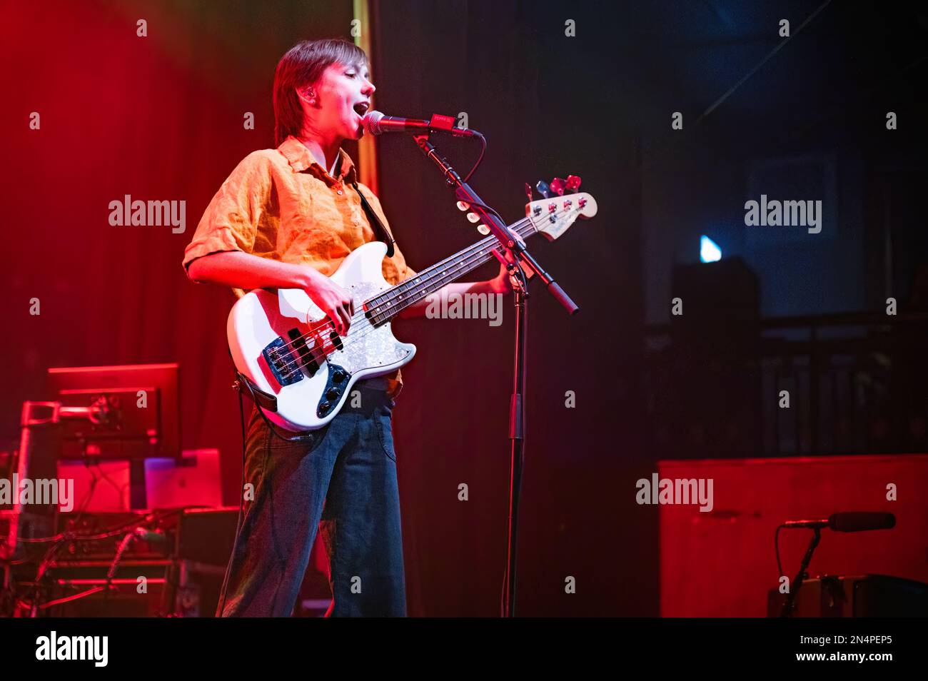 Manchester, Royaume-Uni. 08th févr. 2023. Ashton Hardman-le Cornu, Caleb Harper, Kieran Lama et Peppa Lane du groupe Spacey Jane se produit au Ritz de Manchester en O2 lors de leur tournée de 2023. 2023-02-08. Credit: Gary Mather/Alay Live News Credit: Gary Mather/Alay Live News Banque D'Images