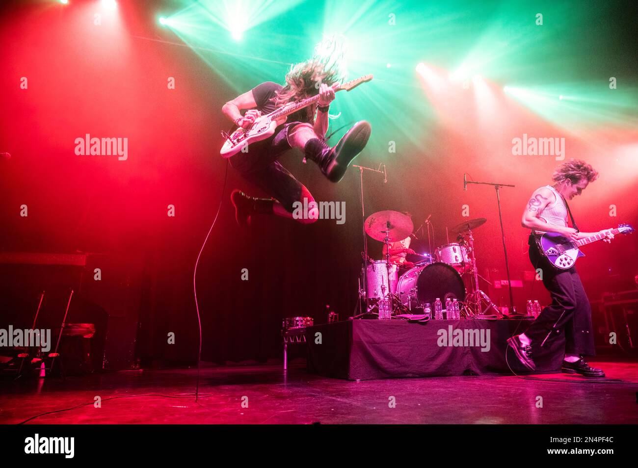 Manchester, Royaume-Uni. 08th févr. 2023. Ashton Hardman-le Cornu, Caleb Harper, Kieran Lama et Peppa Lane du groupe Spacey Jane se produit au Ritz de Manchester en O2 lors de leur tournée de 2023. 2023-02-08. Credit: Gary Mather/Alay Live News Credit: Gary Mather/Alay Live News Banque D'Images